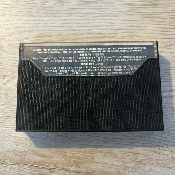 Vintage Bob Seger & The Silver Bullet Band, Nine Tonight Cassette Tape - Picture 3 of 6